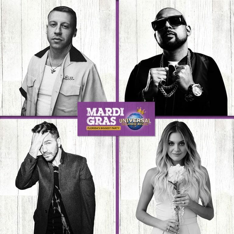 Grammy Award-Winning Artists Headline Mardi Gras Concert Series At Universal Orlando