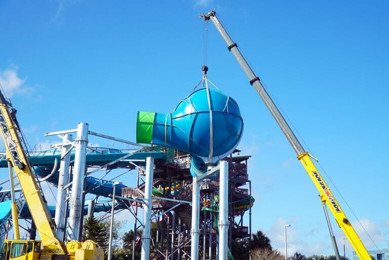 Ray Rush Construction Update At Aquatica Orlando