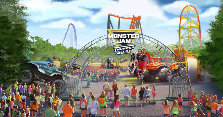 Monster Jam Thunder Alley Debuts at Cedar Fair Parks