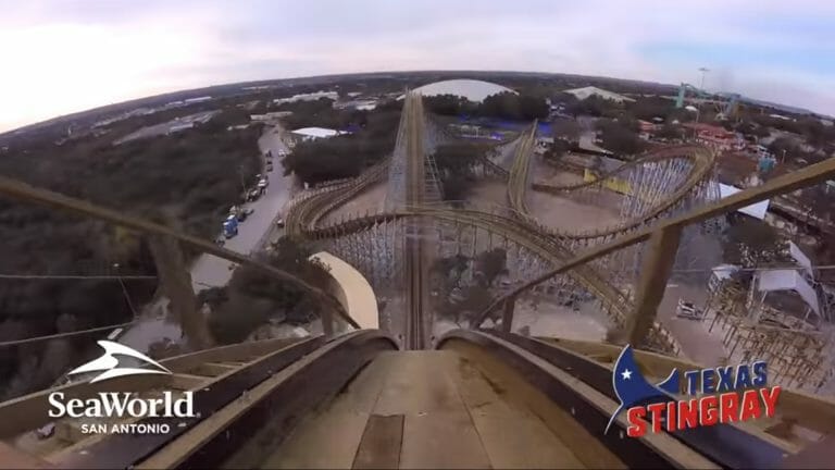 VIDEO: Front Seat Ride On The New Texas Stingray At SeaWorld San Antonio