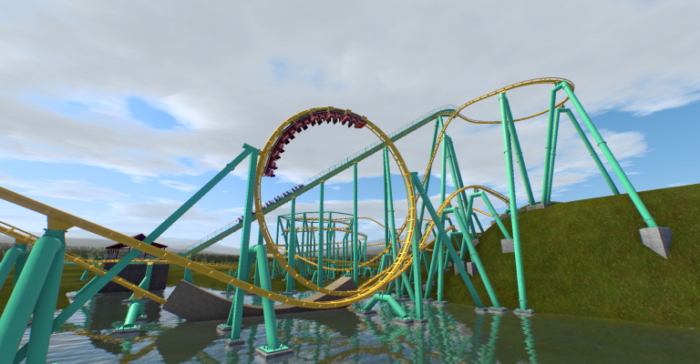Long Lost Fiesta Texas Proposed Concept Coaster by TOGO