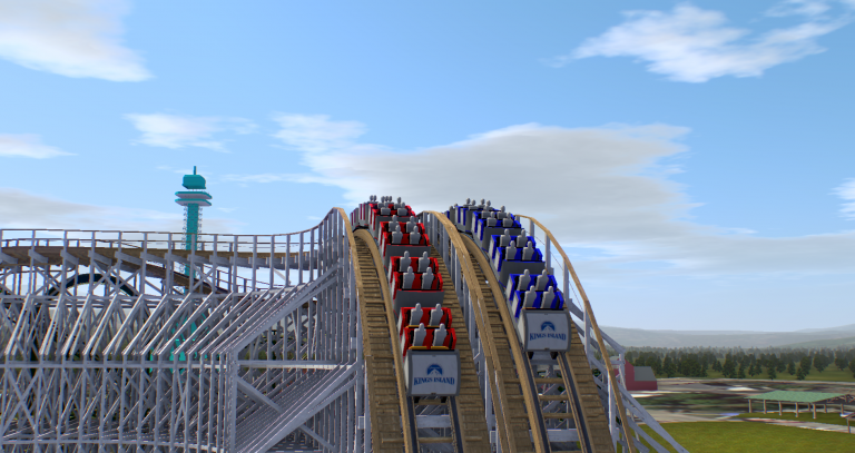 Long Lost Proposed Kings Island Dueling Coaster Rediscovered