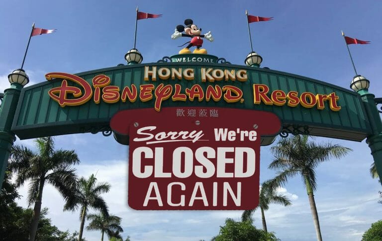 Hong Kong Disneyland Closing Once Again After Another COVID-19 Outbreak In China