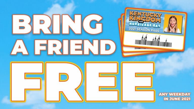 Kentucky Kingdom Offering FREE Ticket For Friends With New Season Pass Purchase