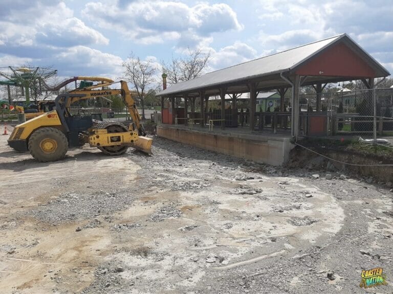 CONSTRUCTION UPDATE: Tidal Twist Coaster At Columbus Zoo