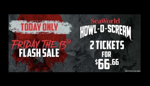 Howl-O-Scream Returns To SeaWorld Orlando With Friday The 13th Sale