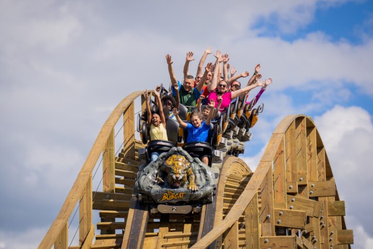 Six Flags Debuts “The Bobcat” — A New Wooden Roller Coaster At Great Escape