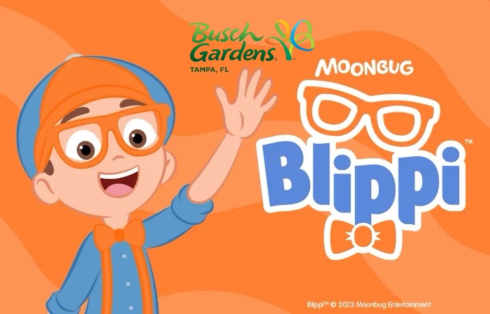Blippi to Host Interactive Experience at Busch Gardens Tampa