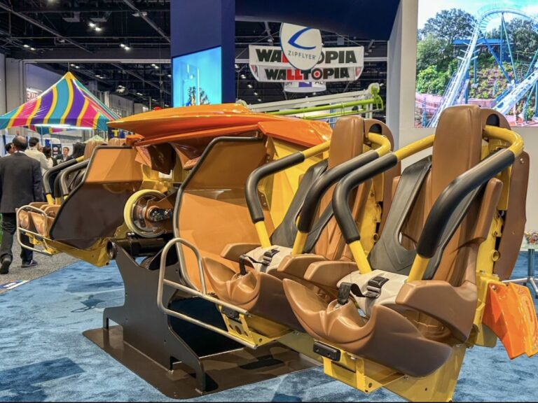 Kings Dominion And B&M Unveil Rapterra Ride Vehicle at IAAPA Expo