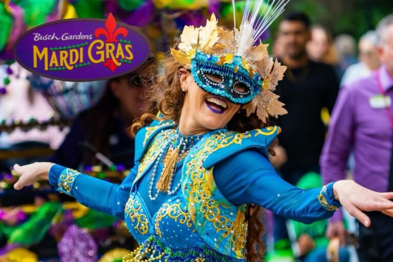 Mardi Gras is Back At Busch Gardens Tampa with Festive Fun, Flavorful Bites, and Live Entertainment