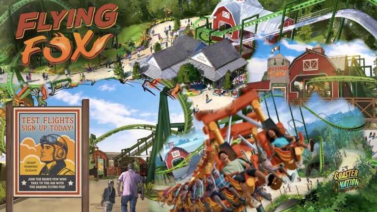 Kentucky Kingdom Unveils “Flying Fox,” A New Roller Coaster Opening in 2026